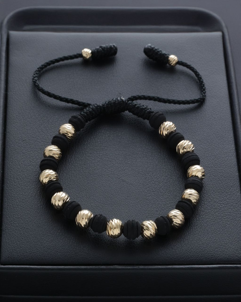 MANILLA TEJIDA CON BALINERIA DIAMANTADA #6 Y NEOPRENO RAYADO