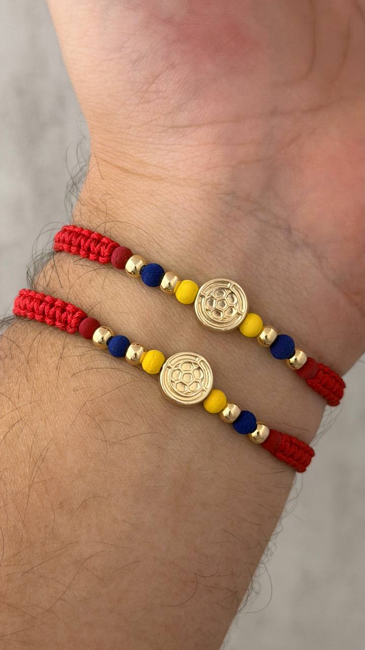 PULSERA PARA PAREJAS LEGADO TRICOLOR P5 (2 UND)