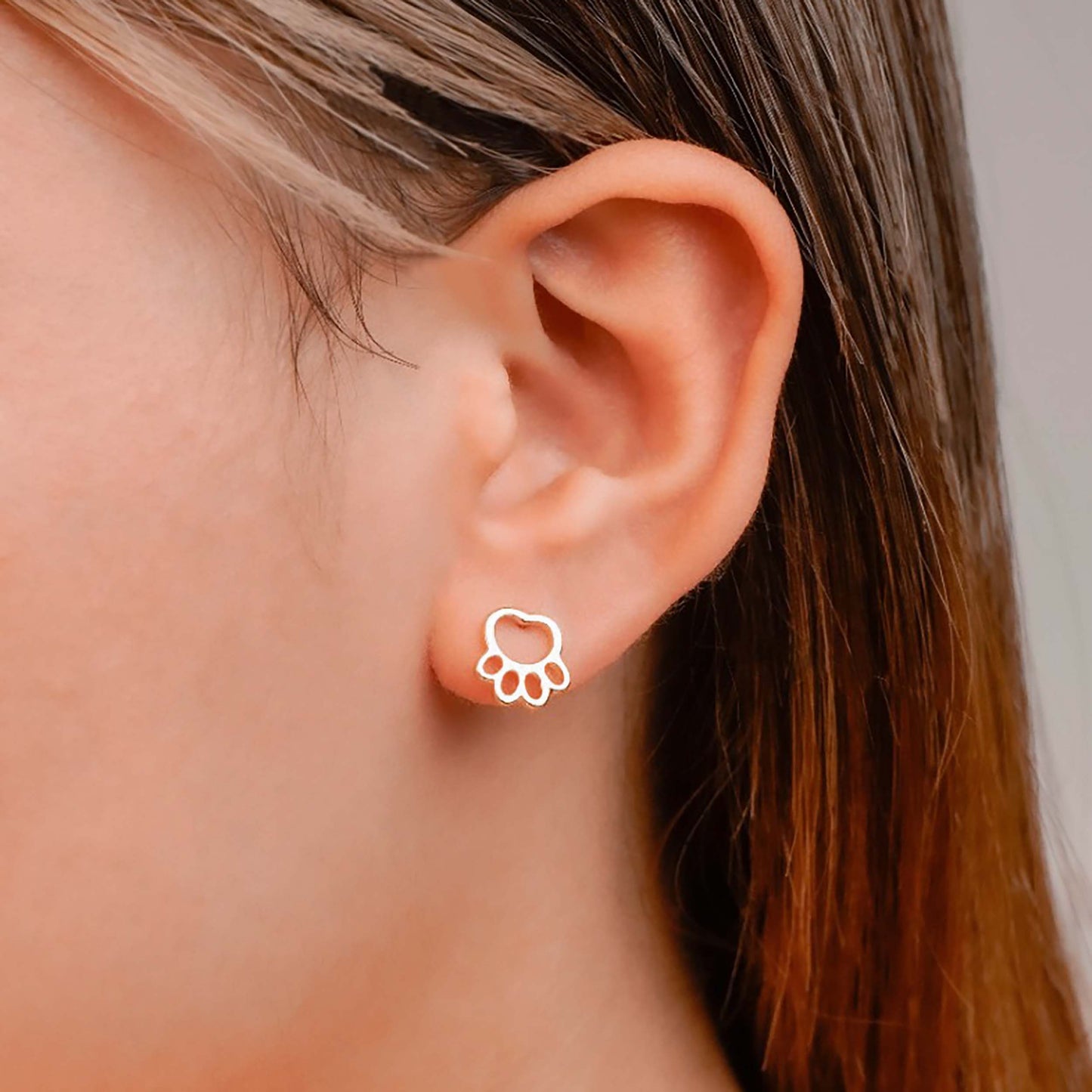 Arete Huella  Perro