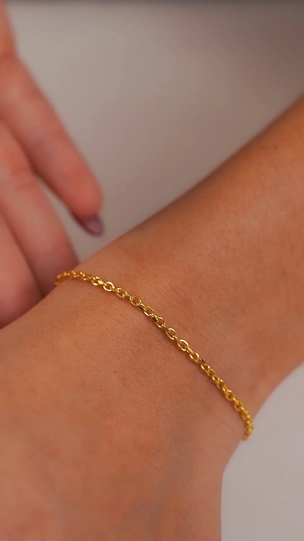 Pulsera Aros IT 2 mm 15.5 Cms + Ext