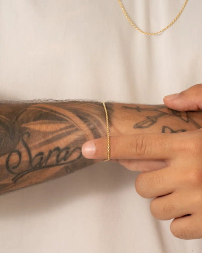 Pulsera Tube Gold IT 19.5 Cms