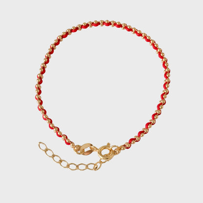 Pulsera Hilo Laminado 15 Cms + Extensor