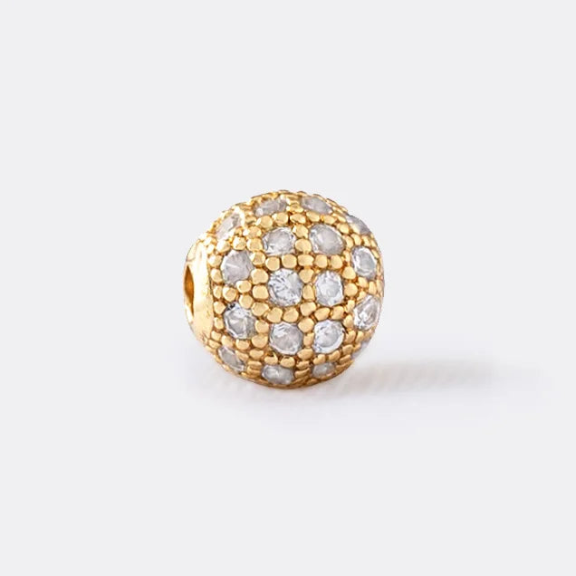 Herraje Bola De Fuego 6 mm Cristal