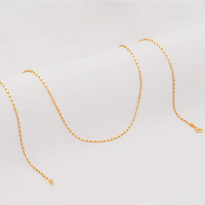 Cadena Tube Gold IT 65 Cms
