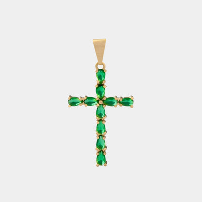 Dije Cruz Emerald
