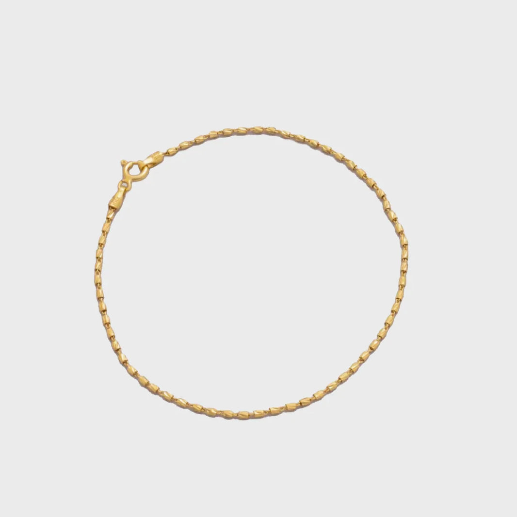 Pulsera Tube Gold IT 19.5 Cms