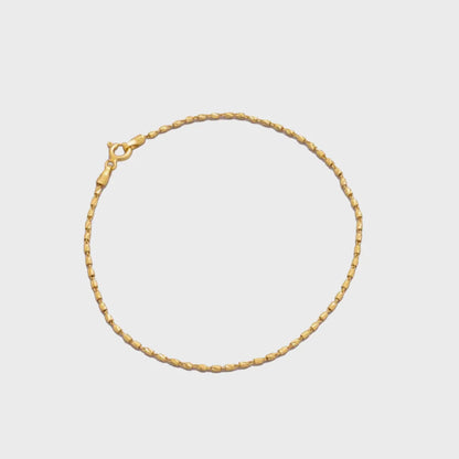 Pulsera Tube Gold IT 19.5 Cms