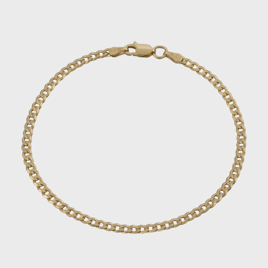 Pulsera Cubana IT 3 mm 19.5 Cms