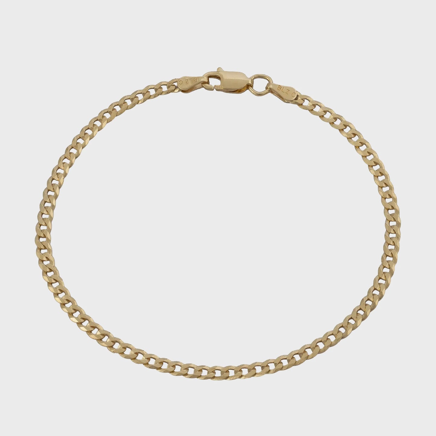Pulsera Cubana IT 3 mm 19.5 Cms