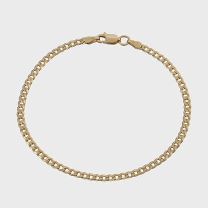 Pulsera Cubana IT 3 mm 19.5 Cms