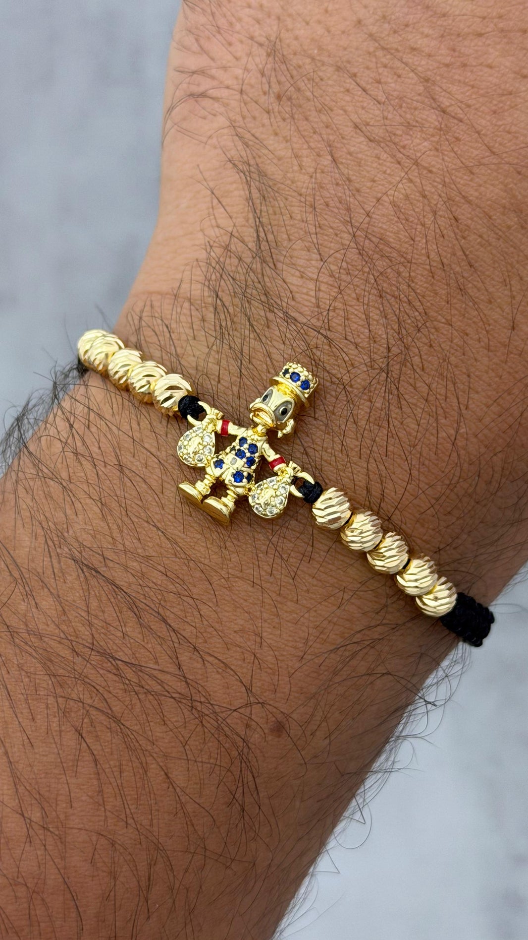 PULSERA TEJIDA TIO RICO BALIN #5 DIAMANTADO
