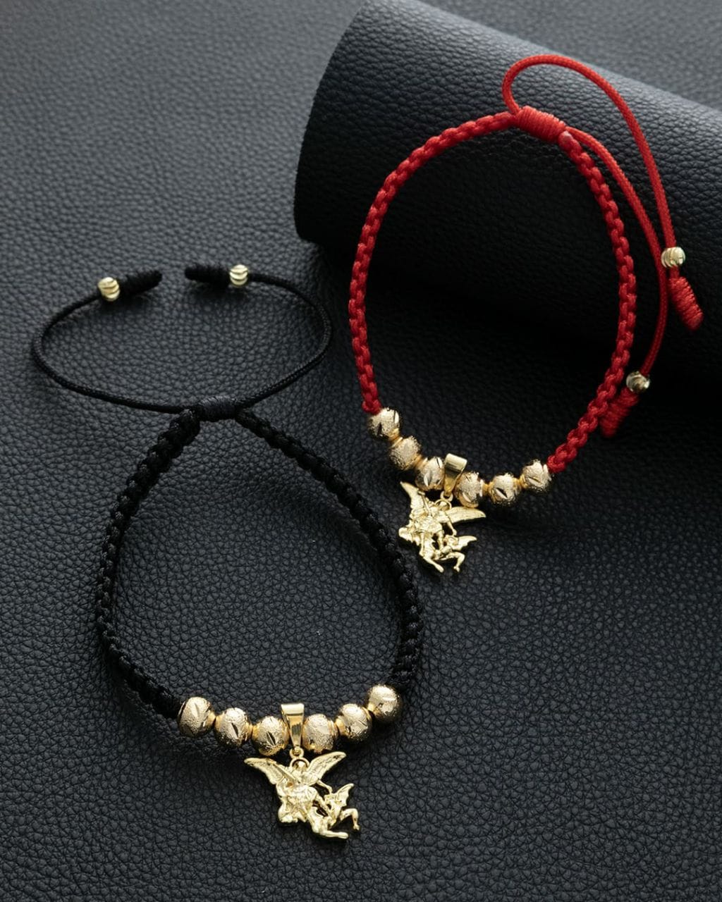 PULSERA TEJIDA D.SAN MIGUEL Y BALIN DIAMANTADO #6