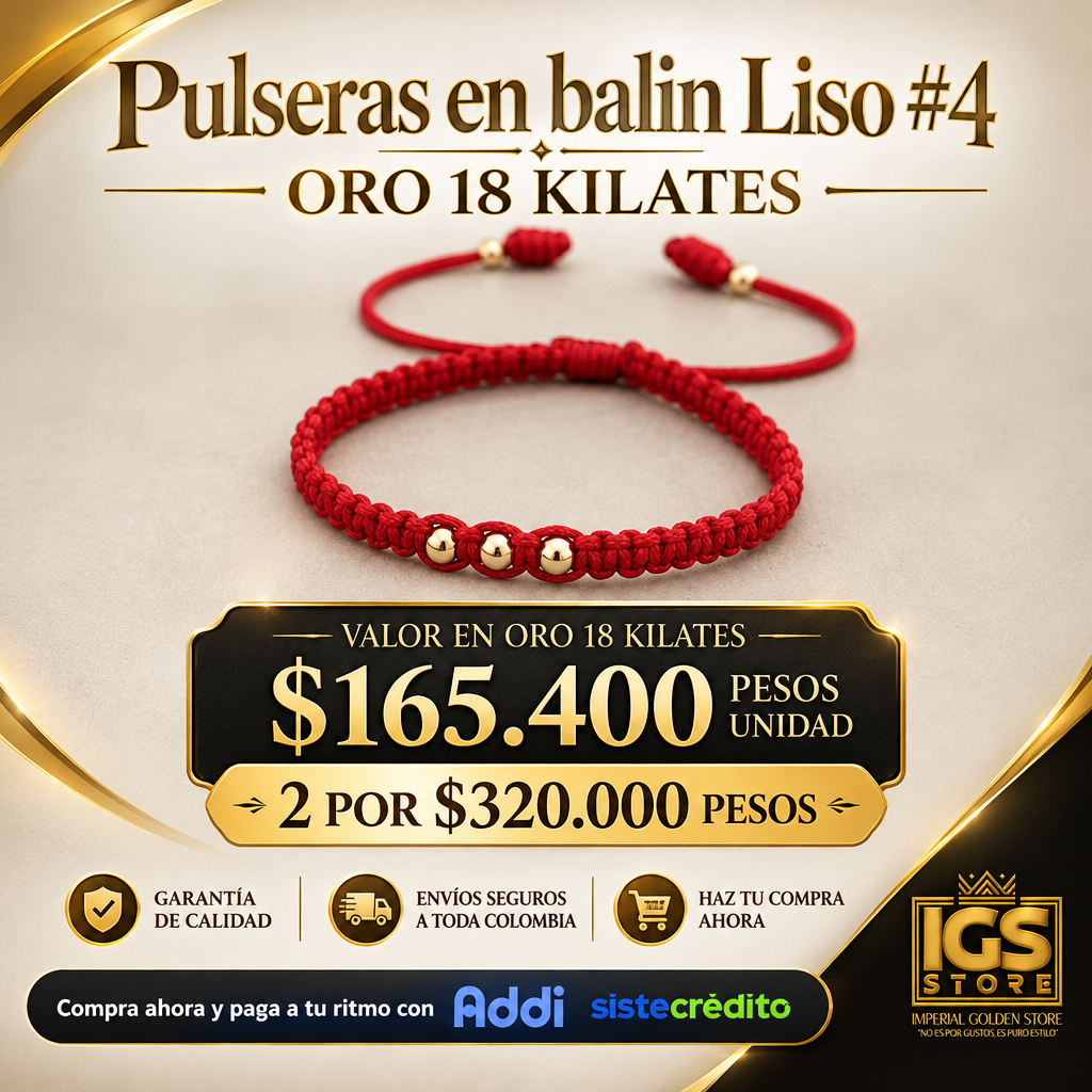 MANILLA BALIN LISO #4