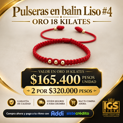 MANILLA BALIN LISO #4