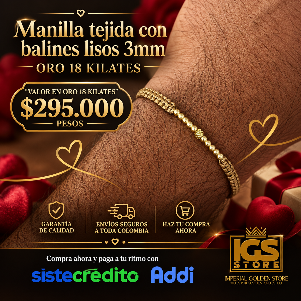 MANILLA BALIN LISO #3