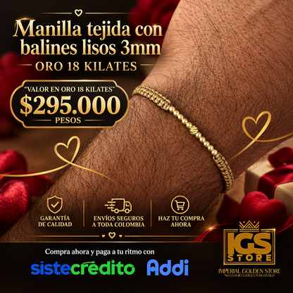 MANILLA BALIN LISO #3