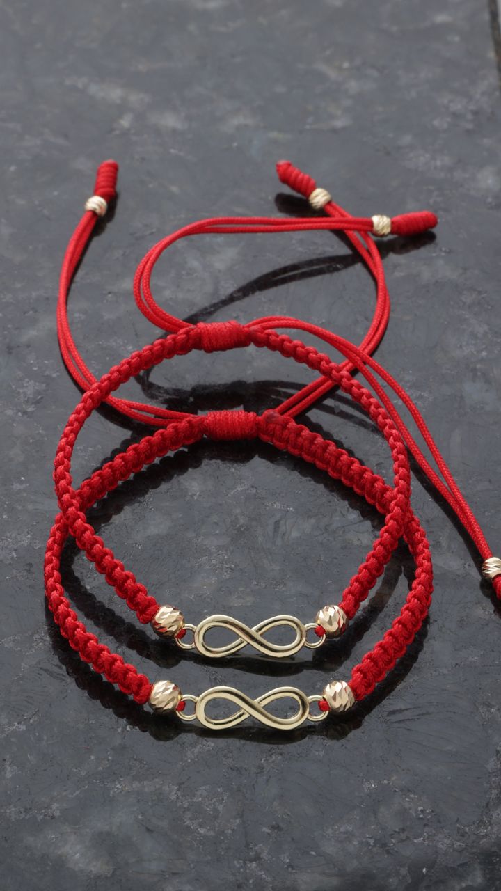 PULSERA HERRAJE INFINITO 2 BALINES #4