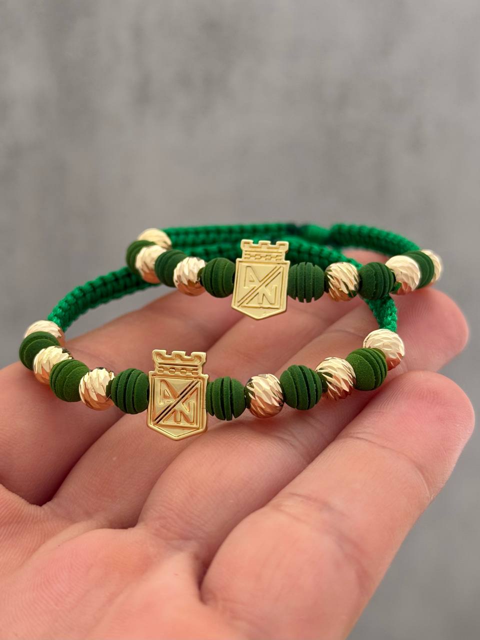 PULSERA ATLETICO NACIONAL BALINERIA 6MM ITALY (PRODUCTO OFICIAL)