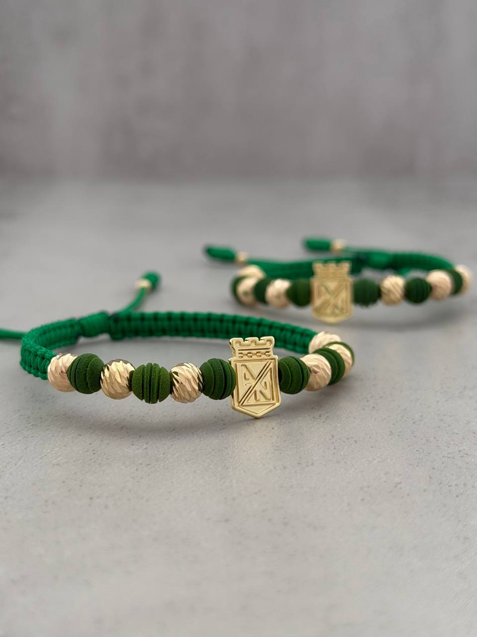 PULSERA ATLETICO NACIONAL BALINERIA 6MM ITALY (PRODUCTO OFICIAL)