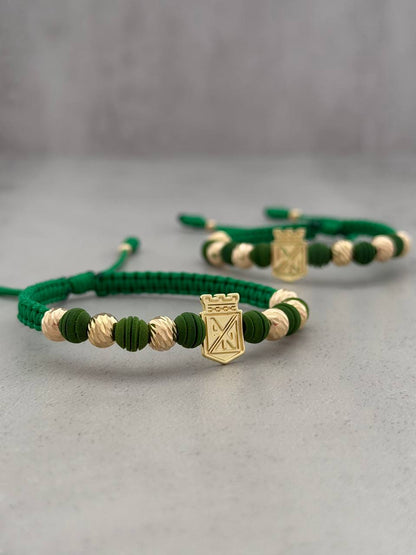 PULSERA ATLETICO NACIONAL BALINERIA 6MM ITALY (PRODUCTO OFICIAL)