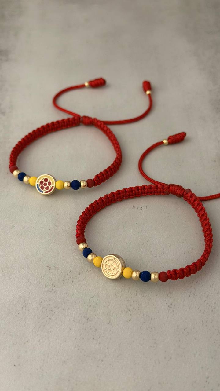PULSERA PARA PAREJAS LEGADO TRICOLOR P5 (2 UND)