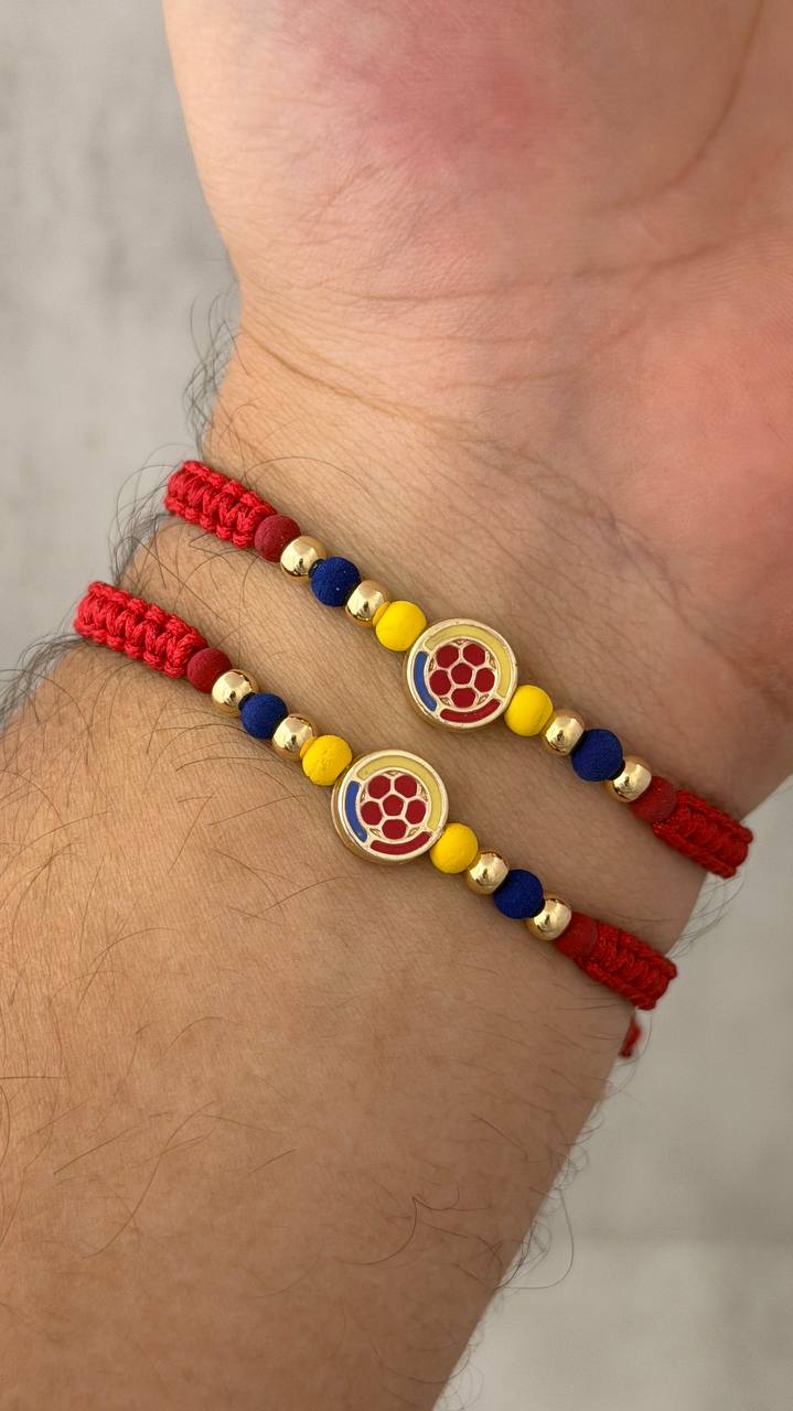 PULSERA PARA PAREJAS LEGADO TRICOLOR P5 (2 UND)