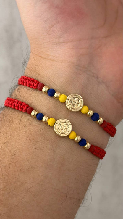 PULSERA PARA PAREJAS LEGADO TRICOLOR P5 (2 UND)