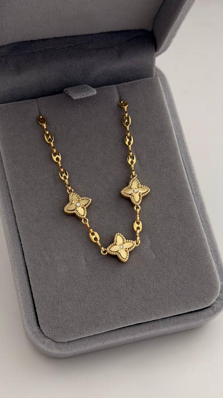 PULSERA GC CON ESLABONES LOTTUS